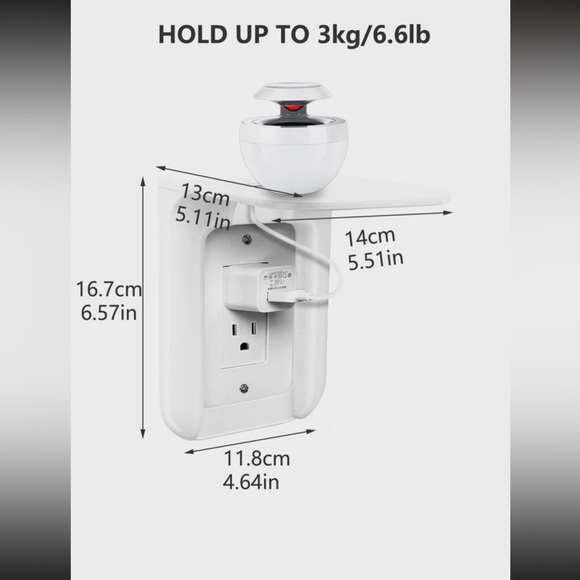 Outlet Shelf Wall Holder - Picture 5 of 8